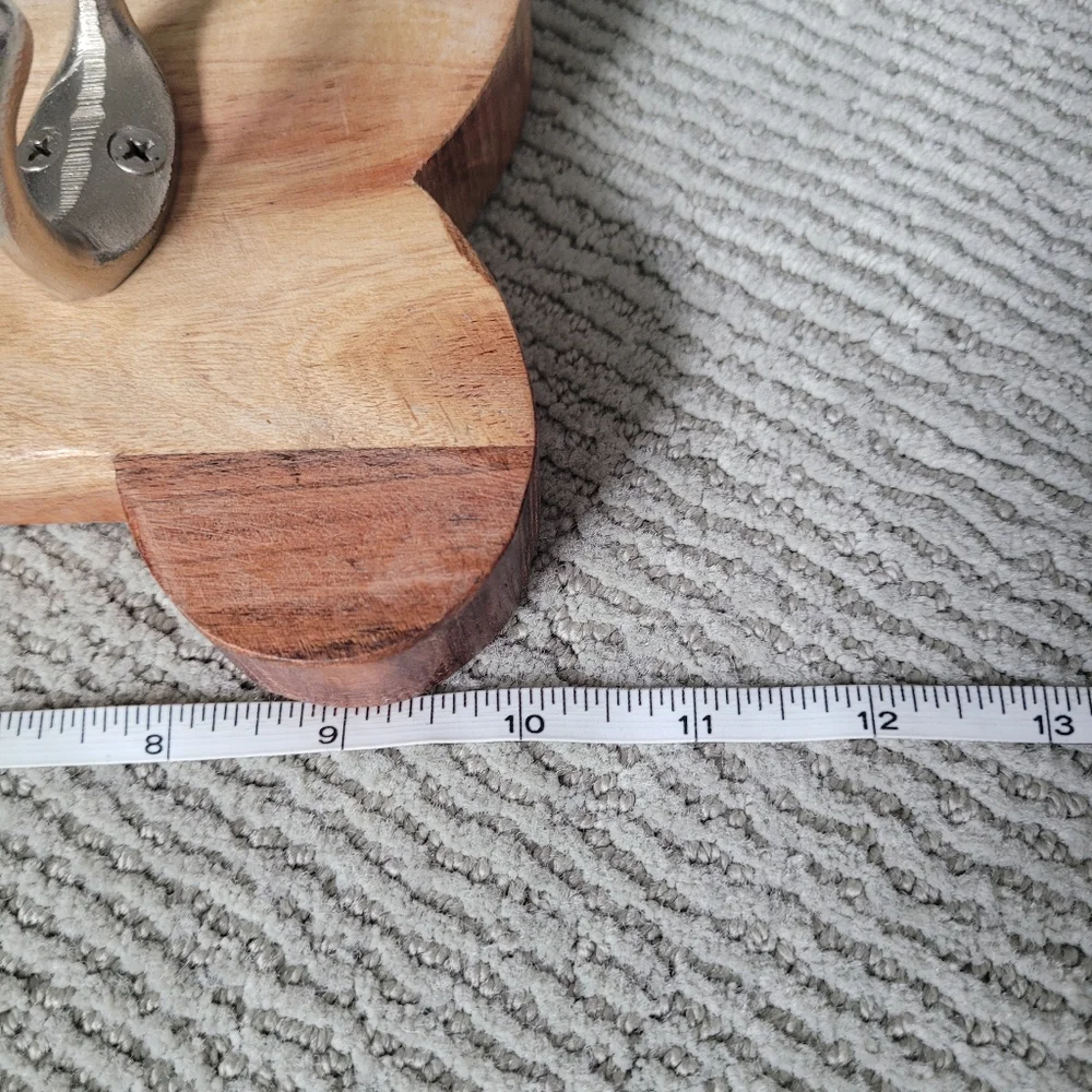 Wooden Bone-Shaped Wall Hook